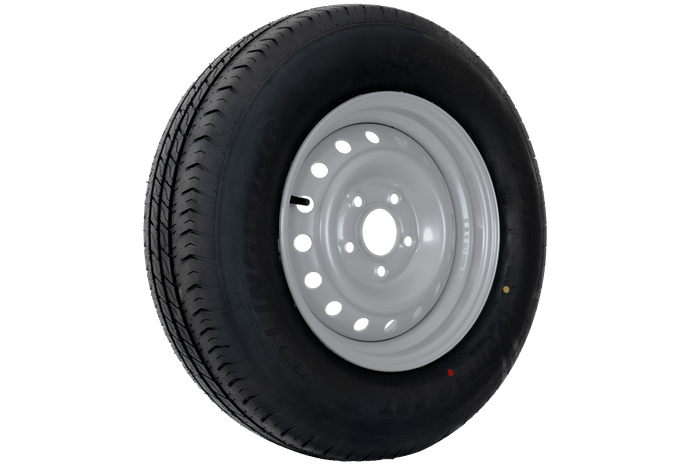 Rueda reforzada para remolque LINGLONG TIRE 185/80 R14C 104/102N UNITRAILER RIM 5.5Jx14&quot;H2 5X112 ET:30