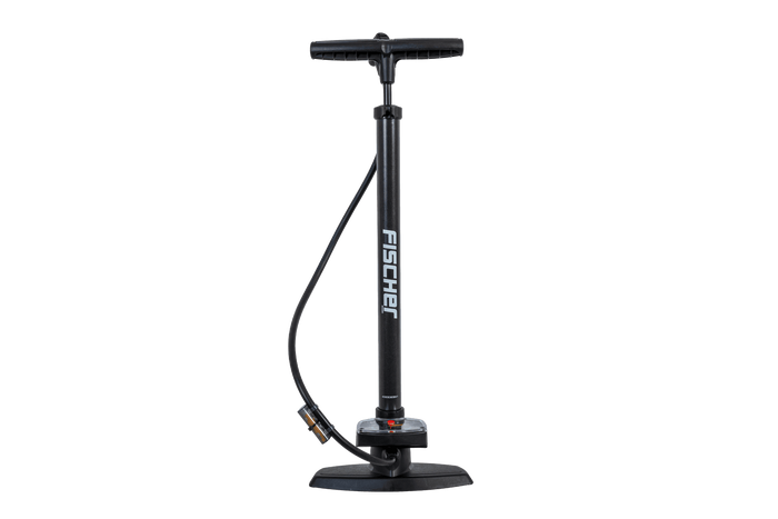 Bomba de aire universal para bicicleta con manómetro FISCHER 85580