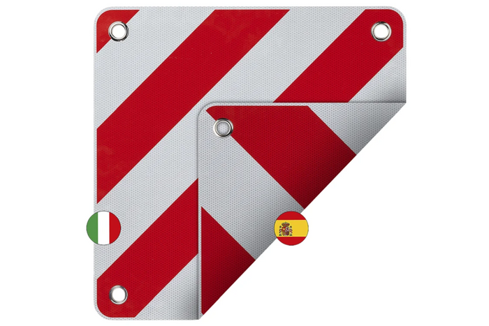 ProPlus 361234V01 Letrero de advertencia trasero de doble cara 50x50cm
