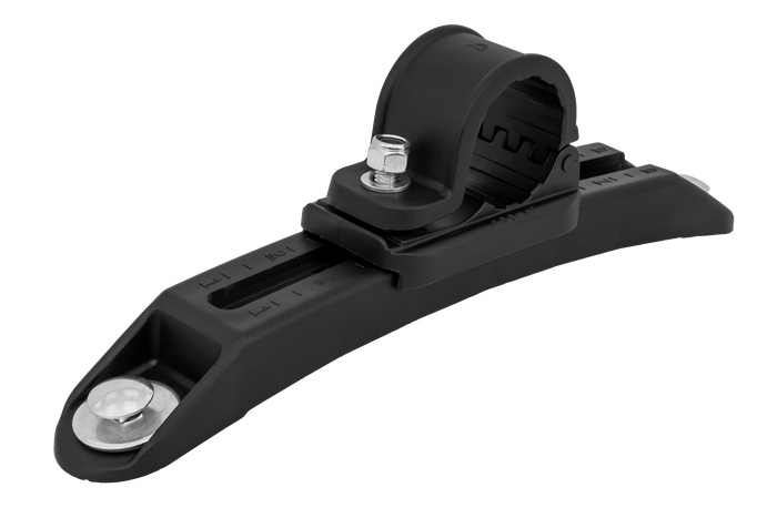 DOMAR DK8148 Soporte de montaje para guardabarros, soporte ajustable, diámetro 42 mm