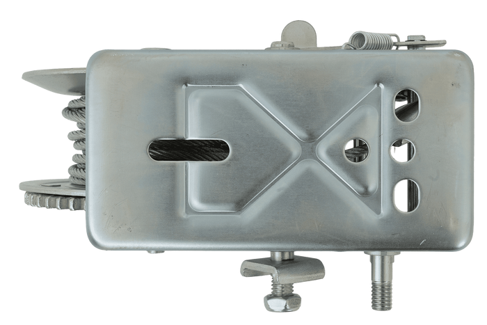 Cabrestante manual KNOTT 6X0017.008 para remolque de 900 kg con cable de acero