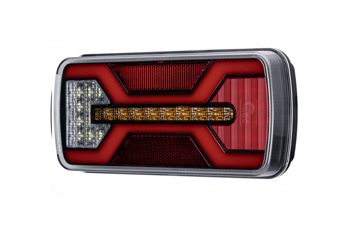 Luz trasera LED KAMAR X-SPIDER L2425 5 funciones universal