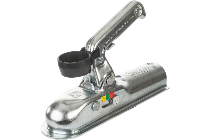 Enganche de bola WINTERHOFF WW8-A para remolque de 800kg con lanza tubular de 50mm