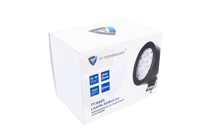 Reflector de luz de trabajo LED TT Technology TT.16605 4xLED 3200lm negro para John Deere