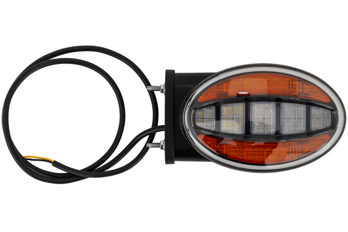 Lámpara frontal universal FRISTOM FT-356 LED IND con soporte de montaje lateral