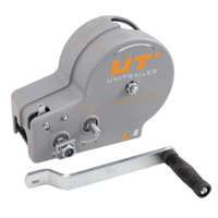 Cabrestante manual OUTLET para remolque UNITRAILER de 1150 kg con cuerda