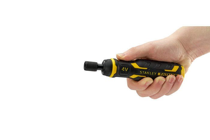 Destornillador inalámbrico STANLEY de 4 V con cargador y puntas