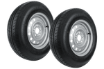 Juego de dos ruedas reforzadas para remolque LINGLONG TIRE 185/80 R14C 104/102N UNITRAILER RIM 5.5Jx14"H2 5x112 ET:30