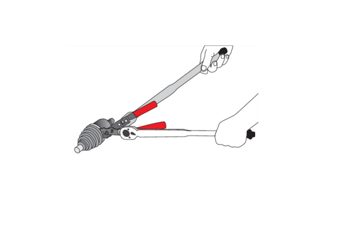 Alicates para abrazaderas de juntas YATO YT-0606 de 235 mm