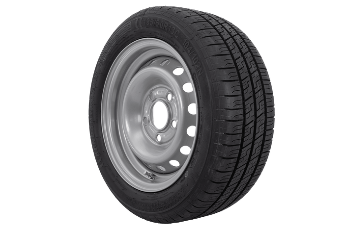 Rueda reforzada para remolque TIRE KENDA 195/50 R13C 104/102N RIM KENDA 6Jx13"H2 5x112 ET:30