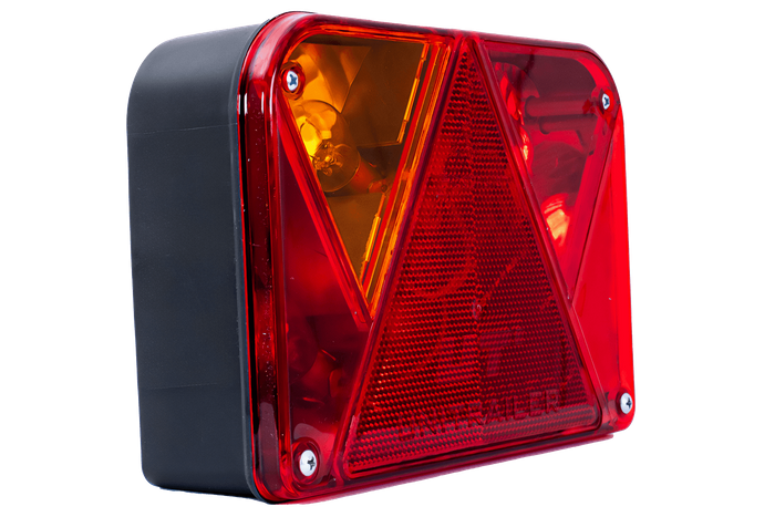 Piloto trasero DOBPLAST DPT35, 6 funciones, izquierdo