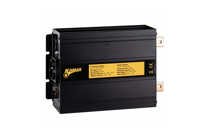 Convertidor de voltaje 24V/230V (1000/2000W) KAMAR E1927