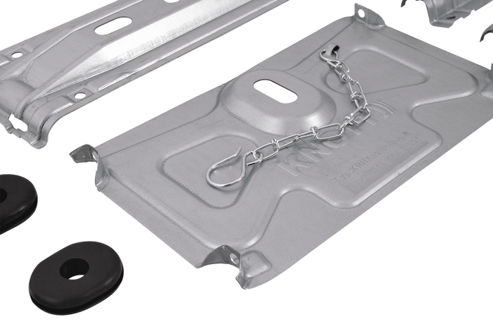 Soporte para rueda de repuesto KNOTT, soporte para rueda de caravana de 1200-1500 mm