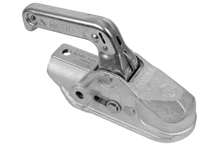 Enganche de bola WINTERHOFF WW 30-D3-K1212 para remolque de 3000 kg con barra de tiro de tubo de 50-51 mm, hierro fundido.