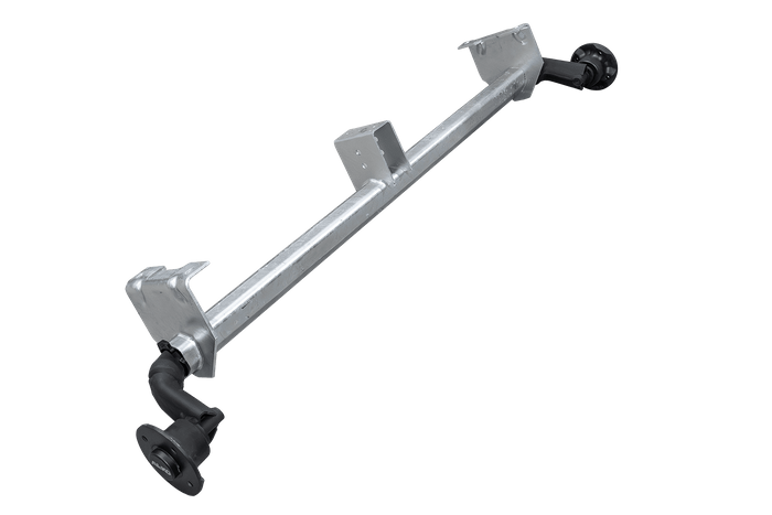 AL-KO OPTIMA eje sin freno para remolque 750kg 1180mm 1630mm 4x100