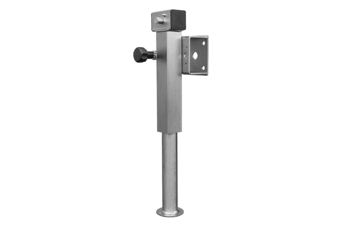 UNITRAILER D-110.000.049 Soporte de manivela extensible para remolque de plataforma plana de 1300 kg, 410-645 mm
