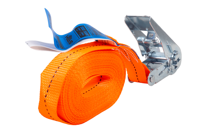 Correa de una sola pieza naranja HILLS de 5 m/25 mm/1 t con tensor