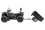Remolque de jardín para tractor, quad UNITRAILER basculante de 225 kg, 1030 x 700 mm