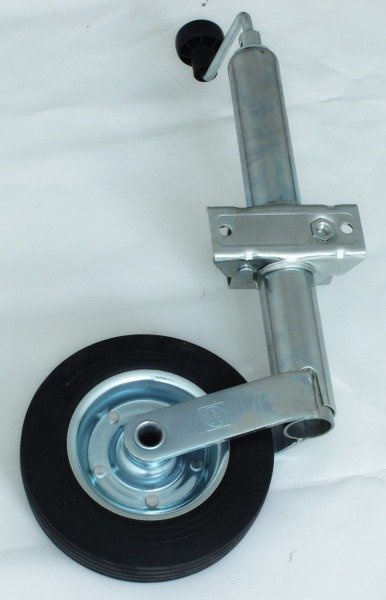 Conjunto: Rueda jockey (rueda de apoyo) ST 48-200 VB con abrazadera 48 mm