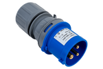 Enchufe eléctrico MANTES 3P, enchufe macho, portátil, 16A, 230V