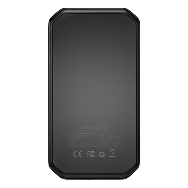 Banco de energía de arranque BASEUS Super Energy Air Power Bank 10000mAh con función de arranque de 12V