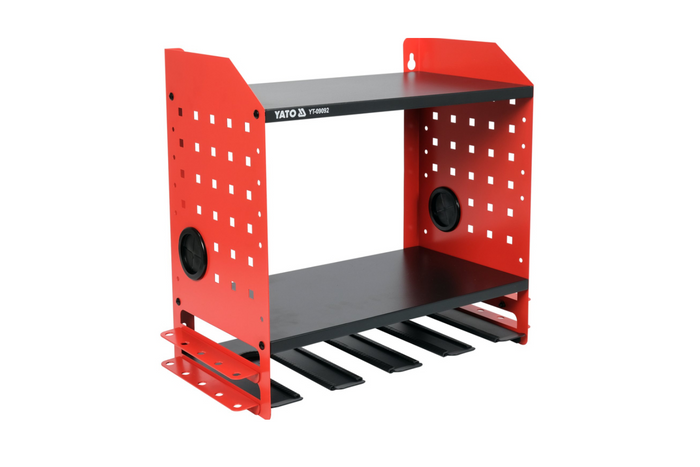 Estantería de taller YATO YT-09092, estantería metálica para herramientas eléctricas, 465 x 405 x 225 mm