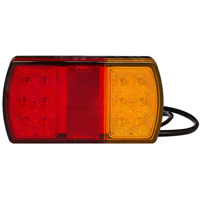 ASPÖCK 41-139 Luz trasera LED, 4 funciones universales