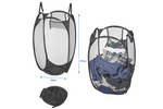 Cesta plegable para cesta de lavandería ProPlus 360814V01 para caravanas y viajes.
