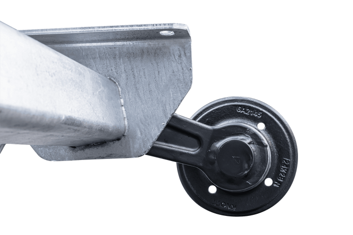 KNOTT VG7-L eje sin freno para remolque 750kg 1607mm 2027mm 4x100