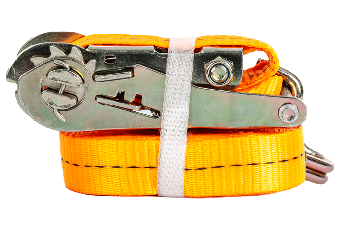 Cinta transportadora UNITRAILER de 2 m/50 mm/5 t de color naranja con tensor