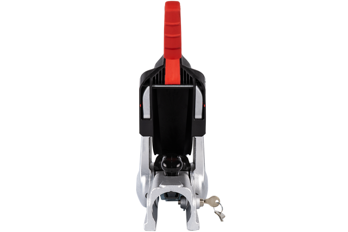 Enganche de bola AL-KO AKS3504 con estabilizador para remolque de 3500kg con lanza tubular de 60mm con protección antirrobo