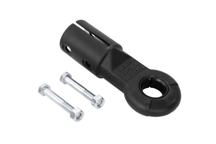 Enganche de ojo KNOTT KK6220S para remolque de 3500 kg con barra de tiro tubular de 60 mm