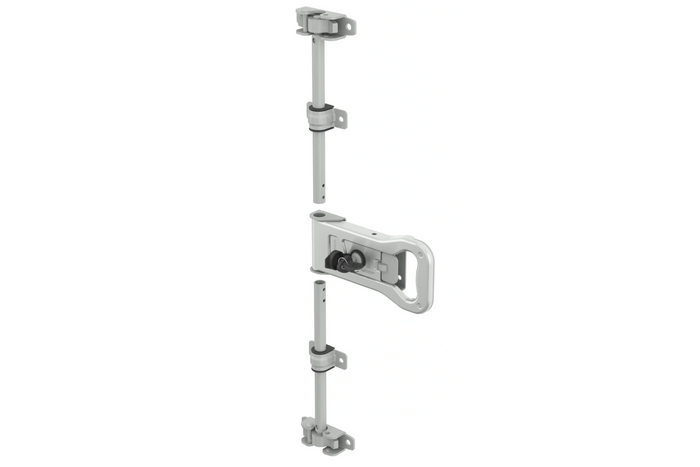 Perno de bloqueo para remolque portacontenedores STEELPRESS ZD-03, cerradura de puerta de 1000 mm
