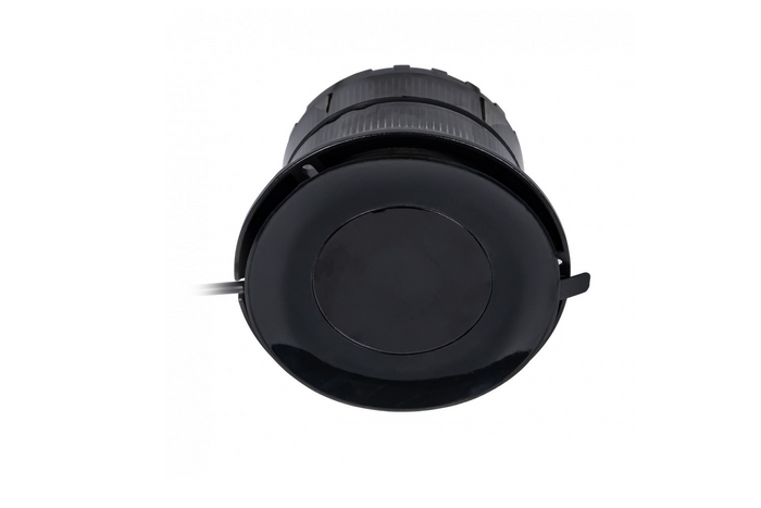 Lámpara de advertencia KAMAR X-SPIDER con 1 imán y luz LED intermitente naranja.