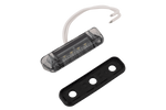 Luz de posición LED oscura FRISTOM FT-081, blanca universal