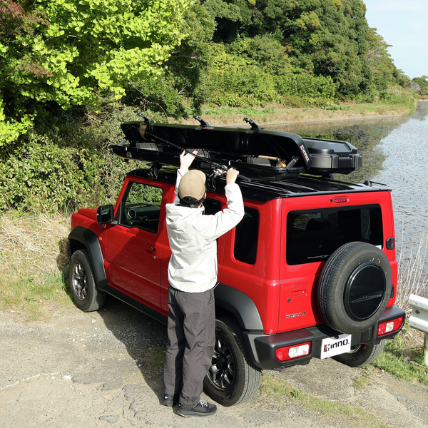 Cofre de techo para cañas de pescar INNO ROD BOX 290 (IF44BK)