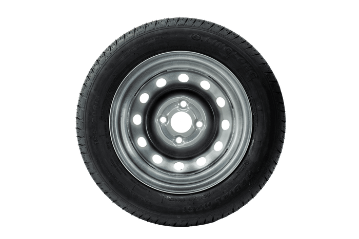 Juego de dos ruedas para remolque LINGLONG TIRES 155/70 R13 75N UNITRAILER RIMS 4Jx13"H2 4x100 ET:30
