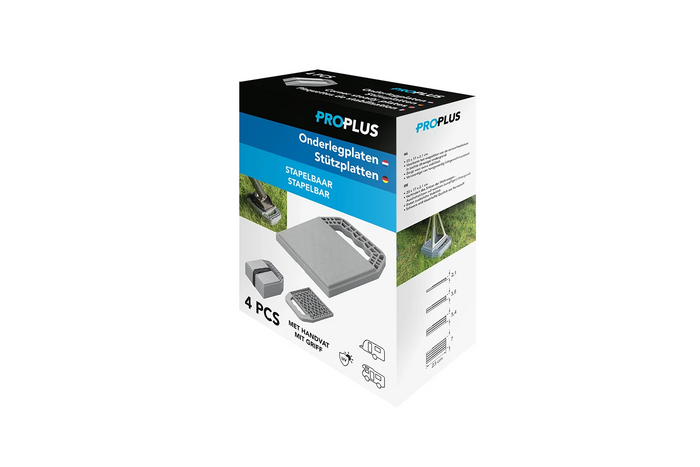 Juego de cuatro almohadillas de soporte estabilizadoras para remolque ProPlus 361538V01
