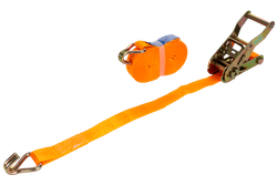 Cinta transportadora UNITRAILER de 6 m/25 mm/1 t de color naranja con tensor