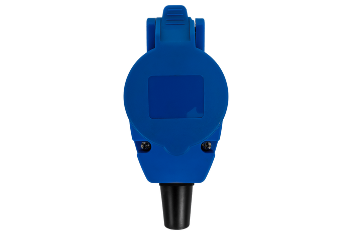 Enchufe CEE angular MANTES 2P+E con toma adicional de 16A 230V