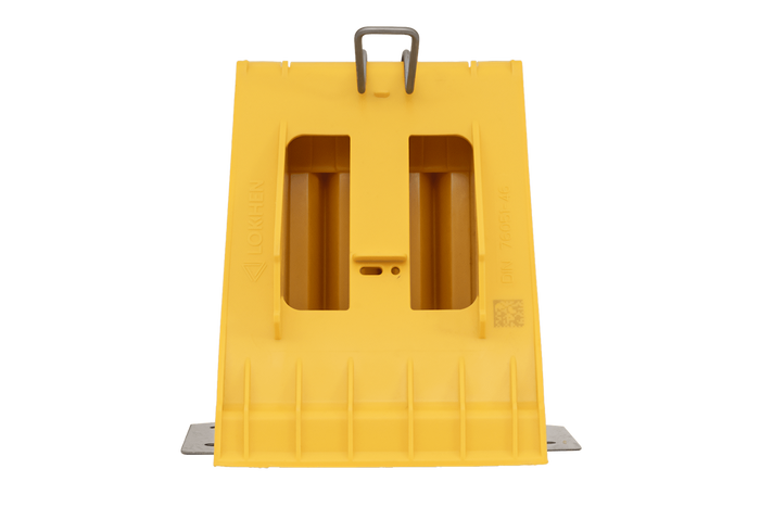 Calzo de rueda G46 con soporte de montaje LOKHEN h: 190 mm