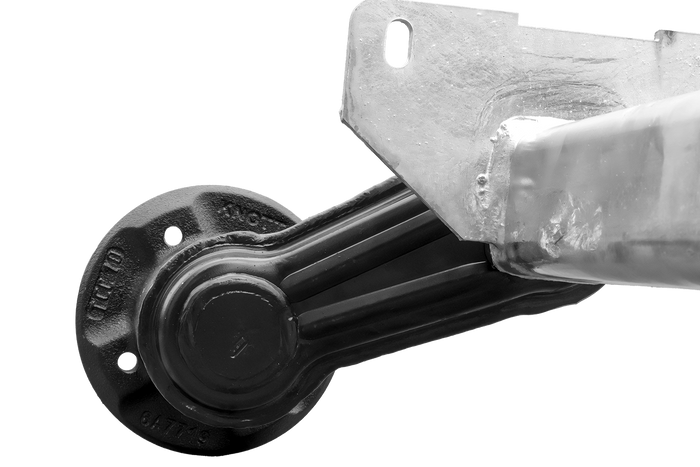 Eje sin freno KNOTT VG7-L para remolque de barco 750 kg 1094 mm 1406 mm 4x100
