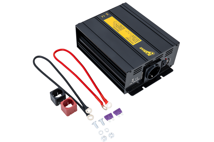 Convertidor de voltaje 24V/230V (1000/2000W) KAMAR E1927