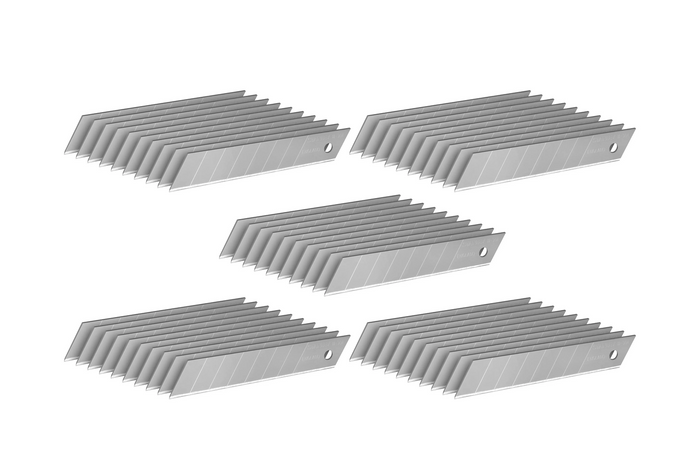 Cuchillas de repuesto STANLEY de 18 mm, 100 unidades