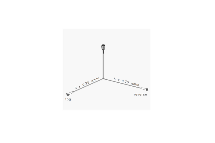 Instalación eléctrica ASPÖCK, arnés de remolque, 5 m, enchufe de 13 pines, 2 bayonetas de 5 pines