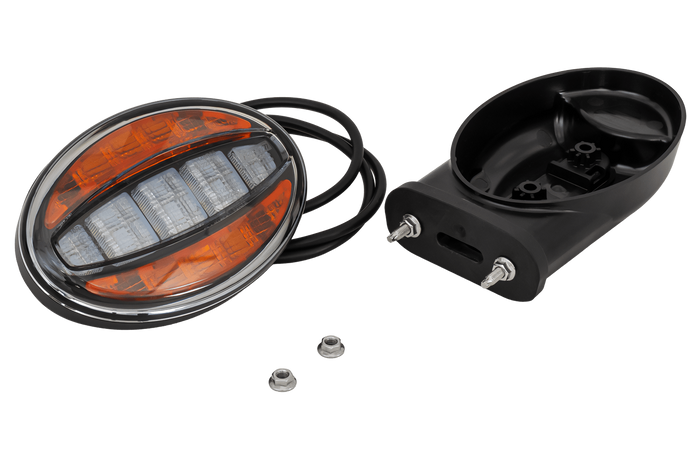 Lámpara frontal universal LED FRISTOM FT-356 con soporte de montaje lateral