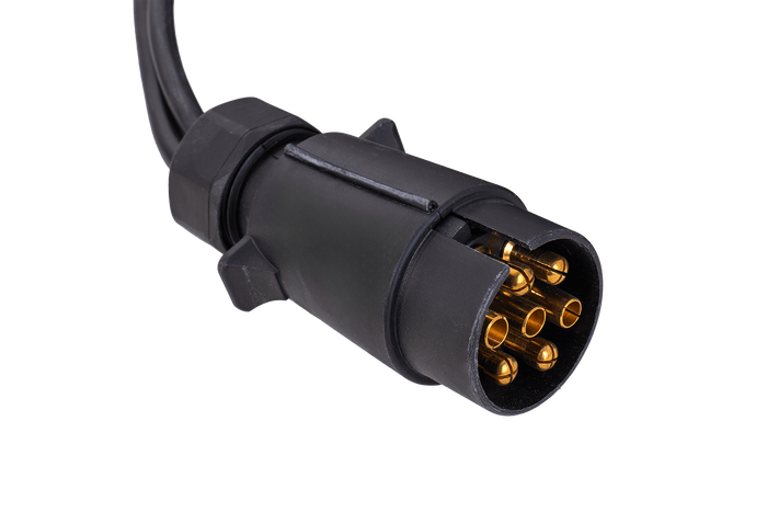 Arnés de remolque de instalación eléctrica MANTES 7m Conectores enchufables de 7 PINES 6.3