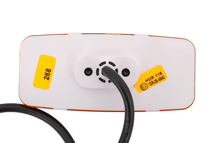 Lámpara de señalización LED HORPOL LD 2765, naranja, universal, con soporte