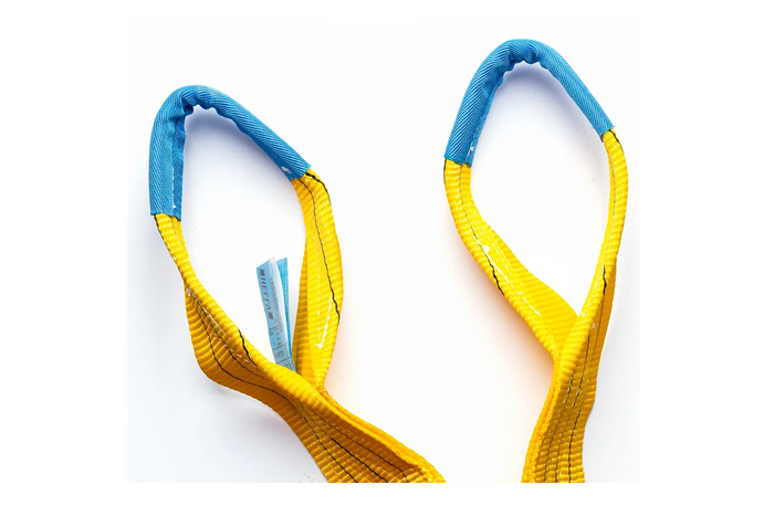Eslinga de grúa HEFFA de 5 m/60 mm/3 t con bucles
