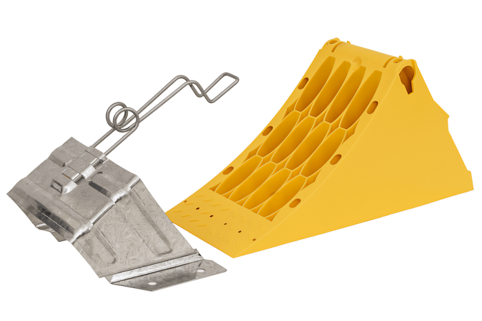 Calzo de rueda G46 con soporte de montaje LOKHEN h: 190 mm